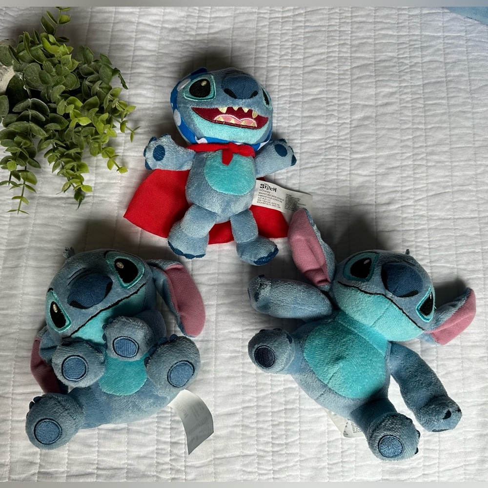 Disney’s Lilo & Stitch 3 Pack Stitch Collector Plushes Set